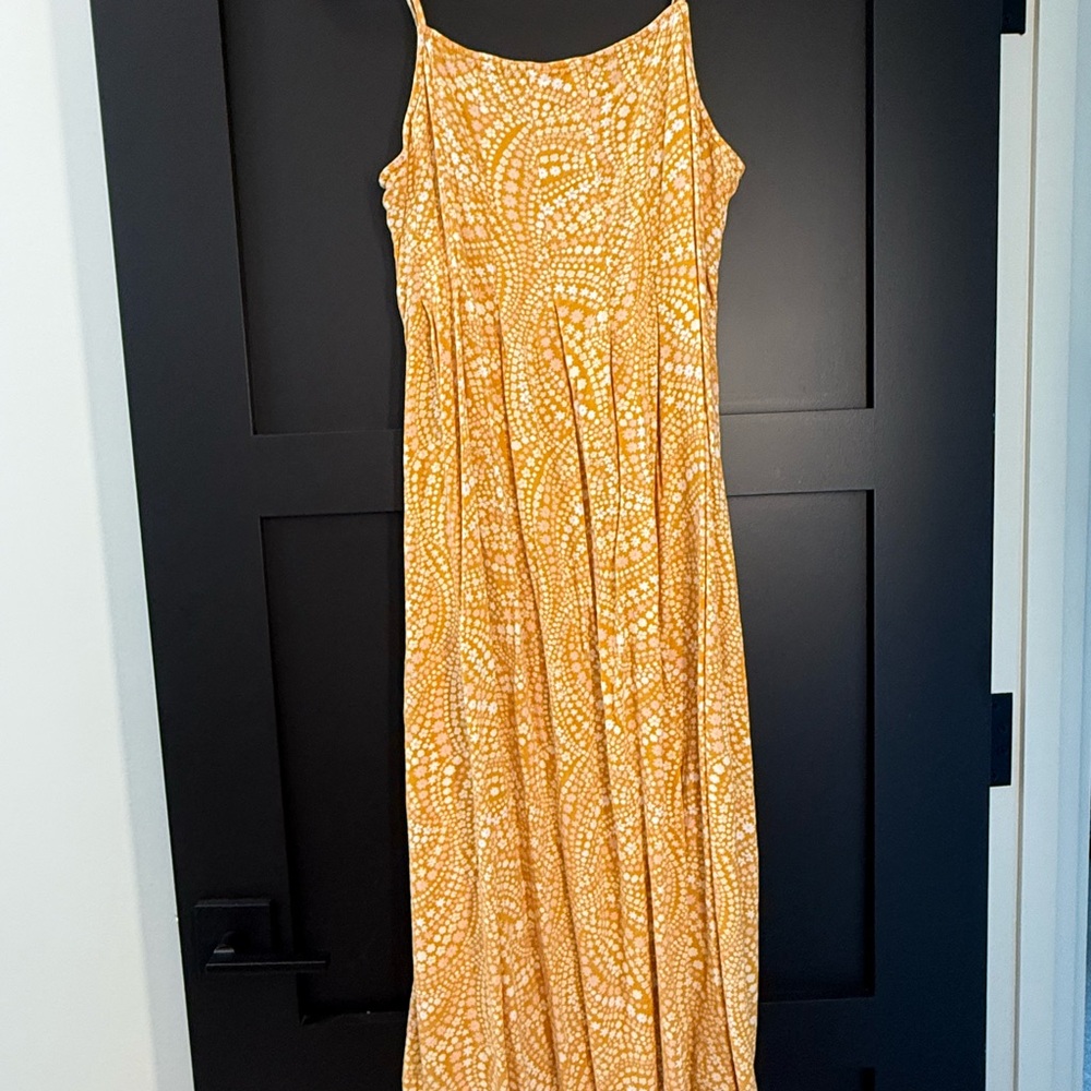 O'Neill Mustard and White Floral Dress